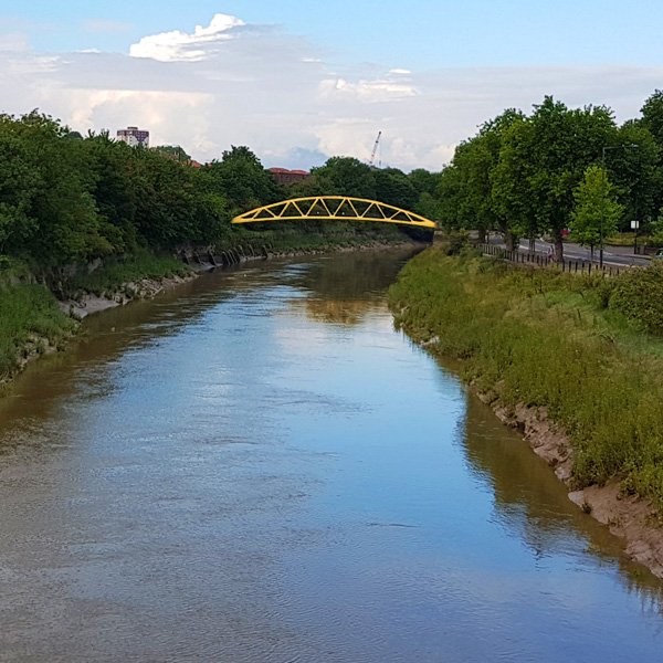 Banana Bridge (officially called Langton Street Bridge)