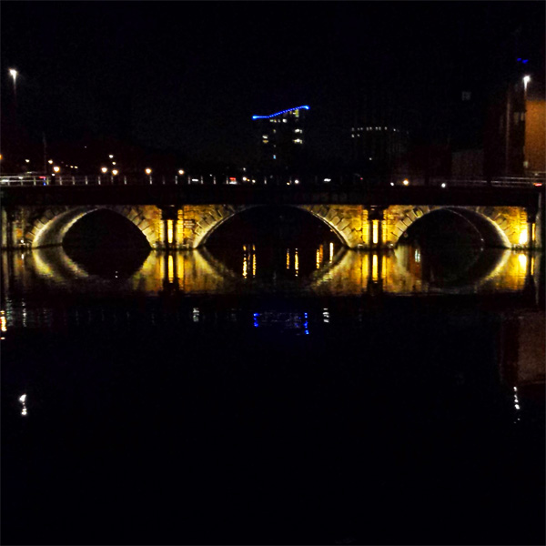 Bristol Bridge at Night