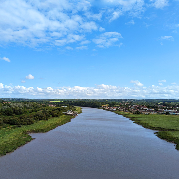 Avon seen from Avonmouth Bridge