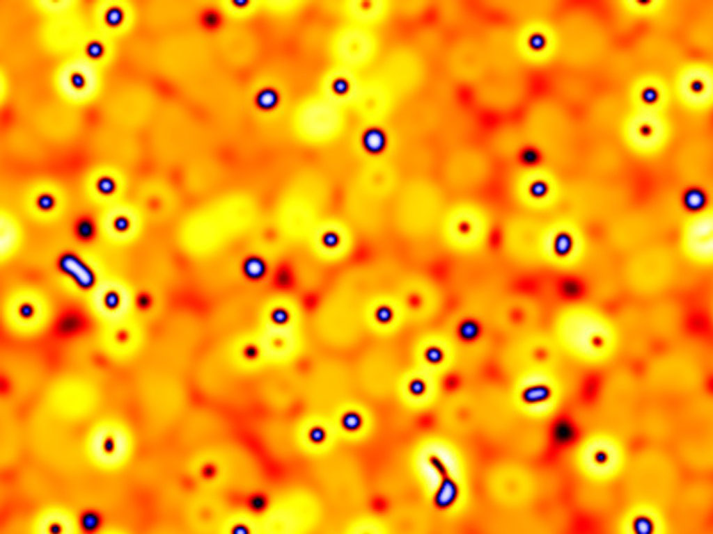 Self-organized pattern "seeds" 