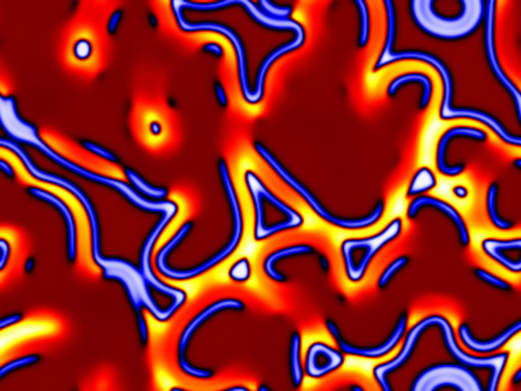 Self organized pattern "Moving Walls"