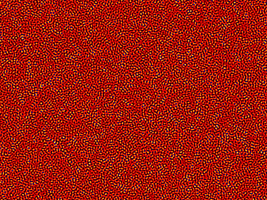 Self organizing pattern "rosegarden"