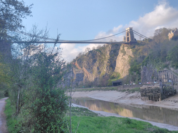Clifton Suspension Bridge from an unusual perspective