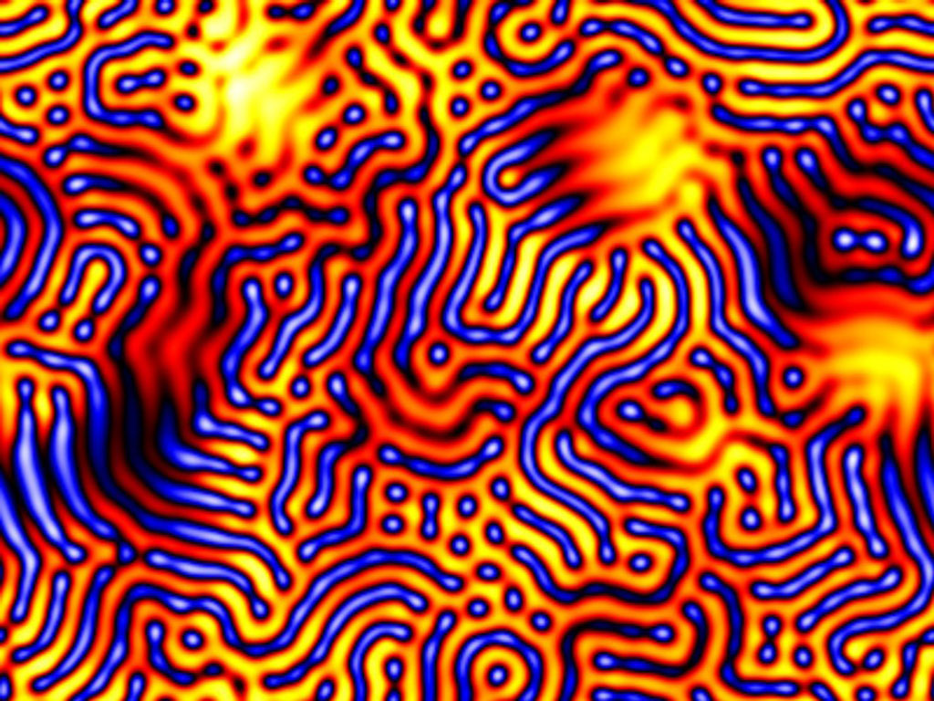 Self organizing pattern "waves"